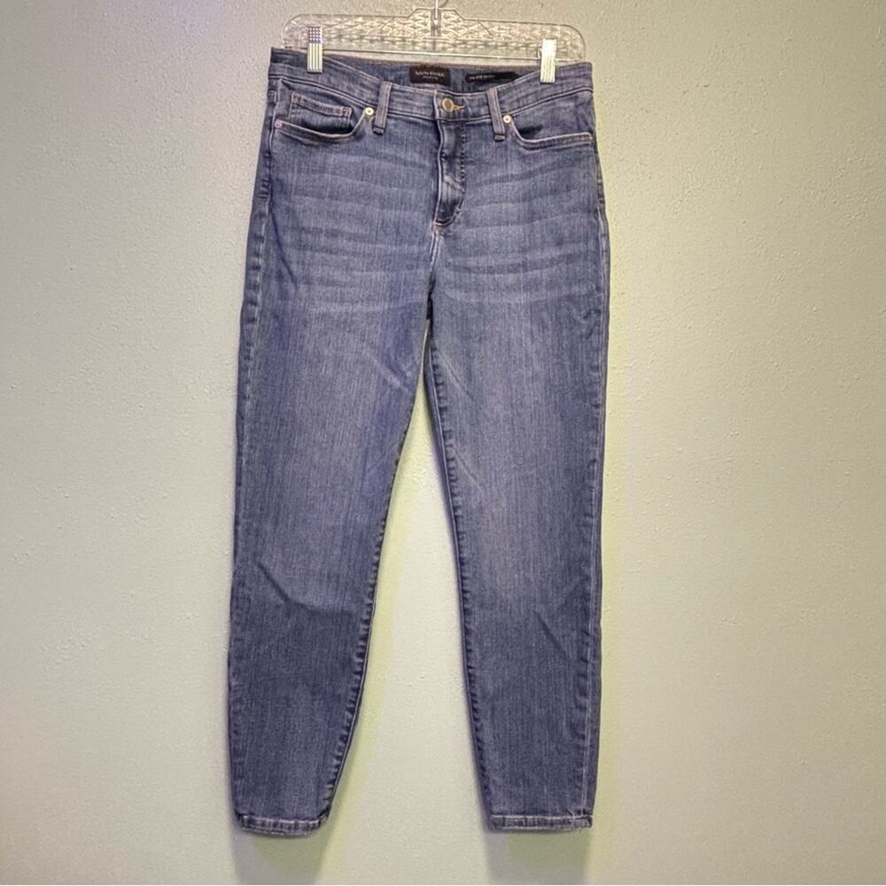 Banana Republic Women’s Premium Blue Mid-Rise Stretch Skinny Ankle Jeans Size 29